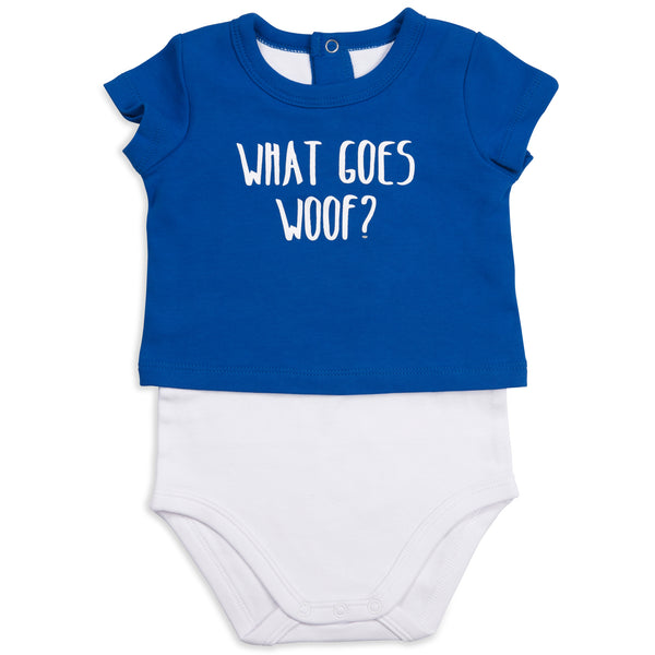 pavilion gift company Blue Puppy 6-12 Months Shw-onesie