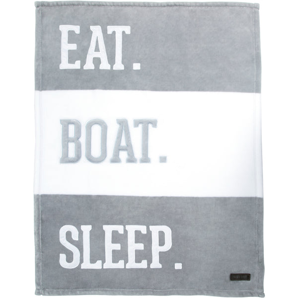 pavilion gift company Boat 30" x 40" Royal Plush Blanket