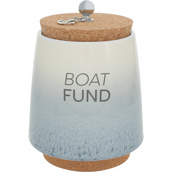 pavilion gift company Boat 6.5" Ceramic Savings Bank