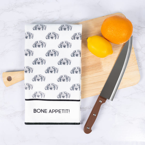 Pavilion Gift Company Bone Appetit Cotton Blend Tea Towel