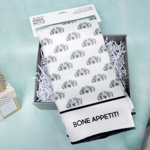 Pavilion Gift Company Bone Appetit Cotton Blend Tea Towel