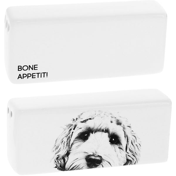 pavilion gift company Bone Appetit Salt & Pepper Shaker Set
