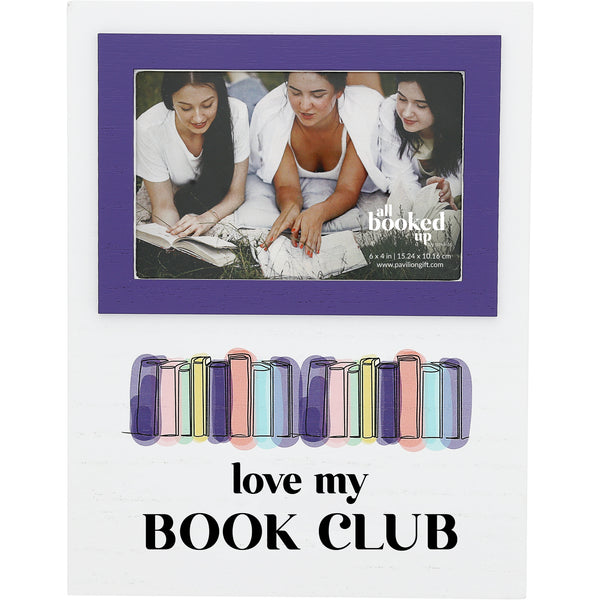 pavilion gift company Book Club 7.75" x 10" Frame (Holds 6" x 4" Photo)