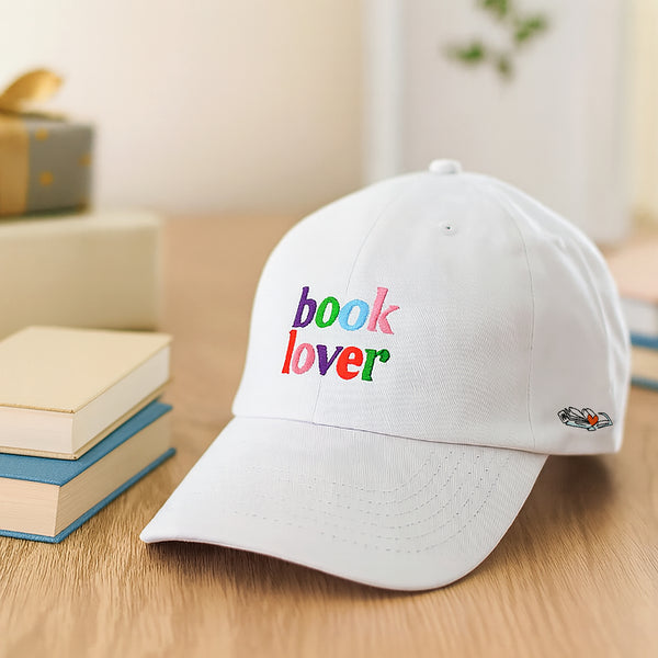 Pavilion Gift Company Book Lover White Adjustable Hat