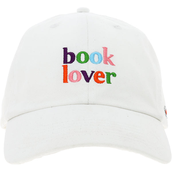 pavilion gift company Book Lover White Adjustable Hat