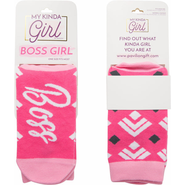 Pavilion Gift Company Boss Girl Ladies Cotton Blend Sock