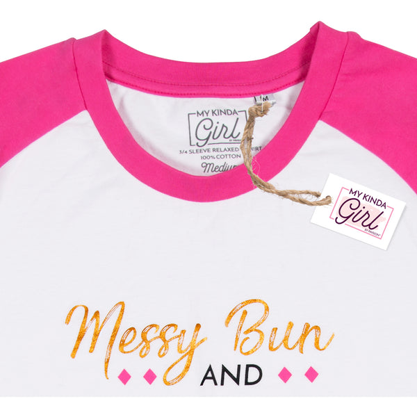 Pavilion Gift Company Boss Girl S - 3/4 Length Sleeve Ladies T-Shirt