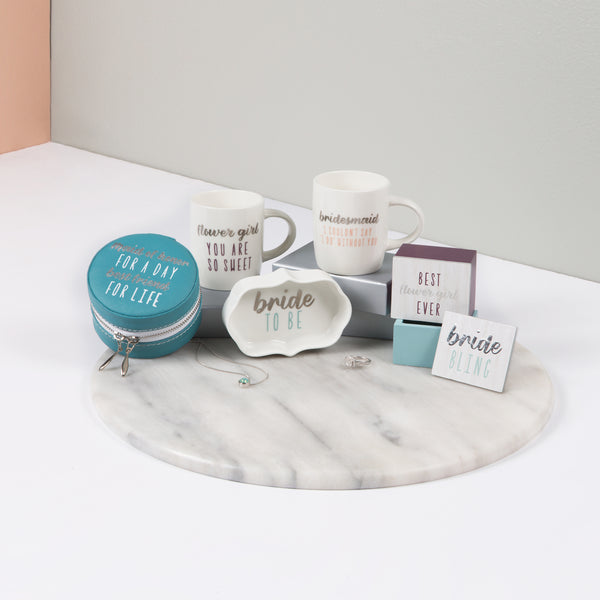 Pavilion Gift Company Bride 2.25" X 2" X 1.5" MDF Trinket Box