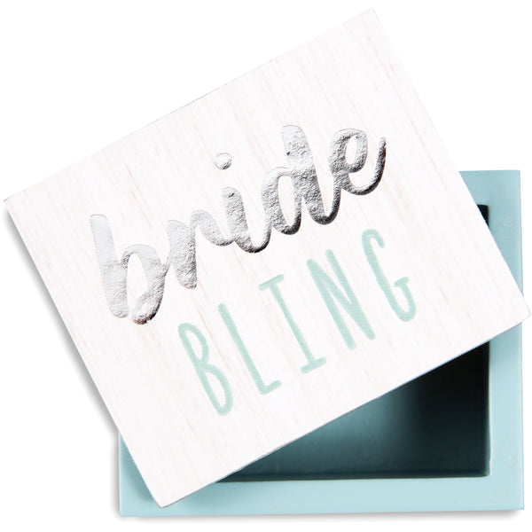 Pavilion Gift Company Bride 2.25" X 2" X 1.5" MDF Trinket Box