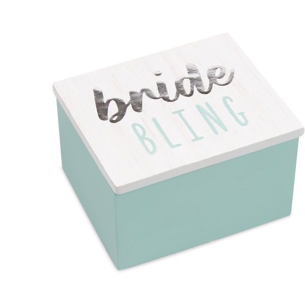 pavilion gift company Bride 2.25" x 2" x 1.5" MDF Trinket Box