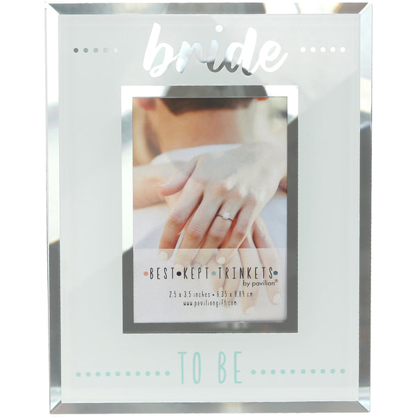 pavilion gift company Bride 4.75" X 6" Frame (Holds 2.5" X 3.5" Photo)