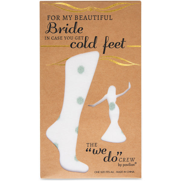 Pavilion Gift Company Bride Silver - Ladies Cotton Blend Sock