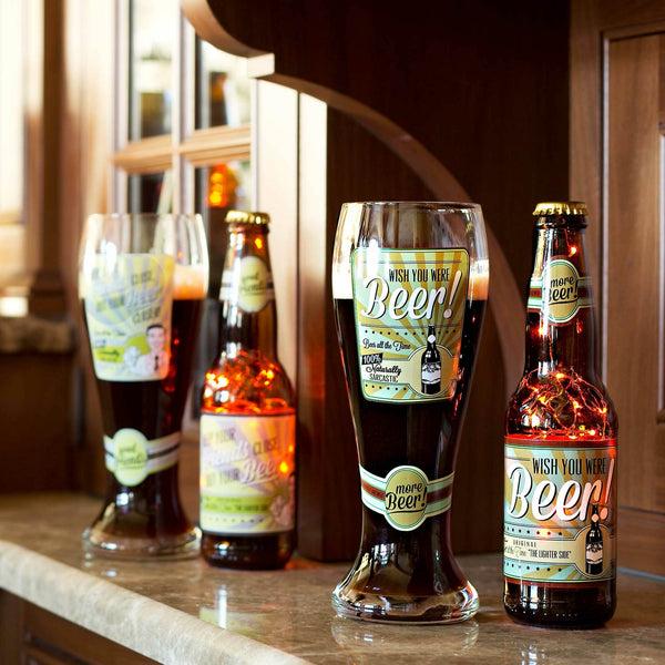 Pavilion Gift Company Brother 16 Oz Beer Bottle Lantern