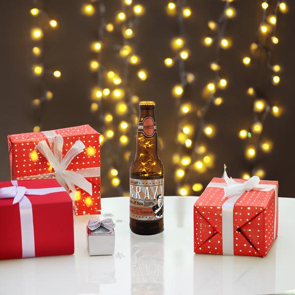 Pavilion Gift Company Brother 16 Oz Beer Bottle Lantern