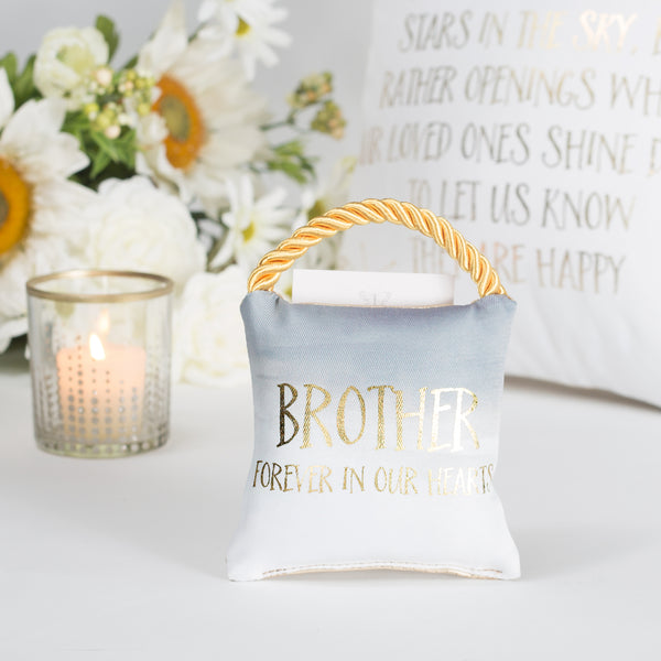 Pavilion Gift Company Brother 4.5" Memorial Pocket Pillow