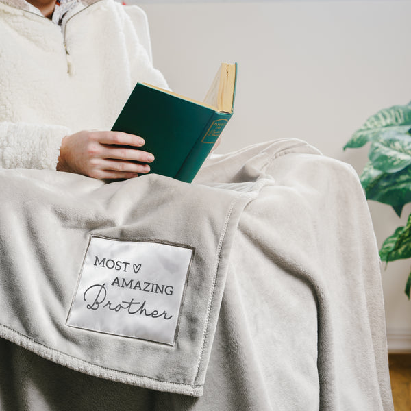 Pavilion Gift Company Brother 50" X 60" Royal Plush Blanket