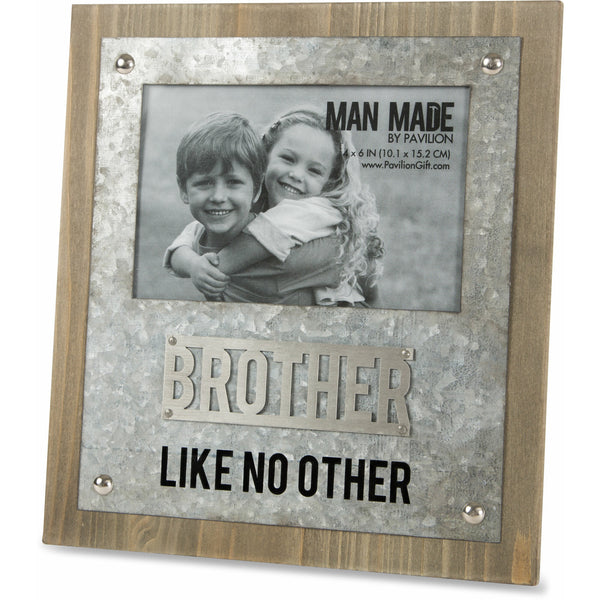 pavilion gift company Brother 8.25" x 9" Frame (Holds 4" x 6" Photo)
