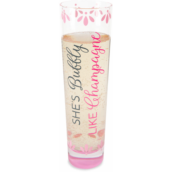 pavilion gift company Bubbly like Champagne 8 oz Stemless Champagne Flute