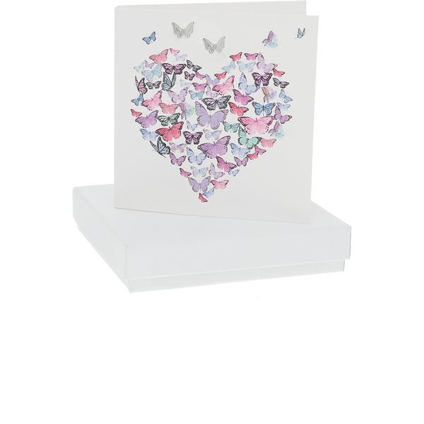 pavilion gift company Butterflies 7mm Sterling Silver Butterfly Stud Earrings