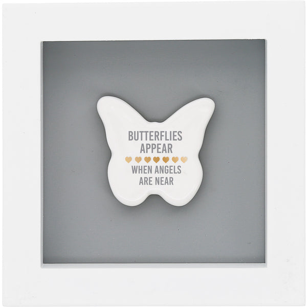pavilion gift company Butterflies Appear 4.75" Plaque