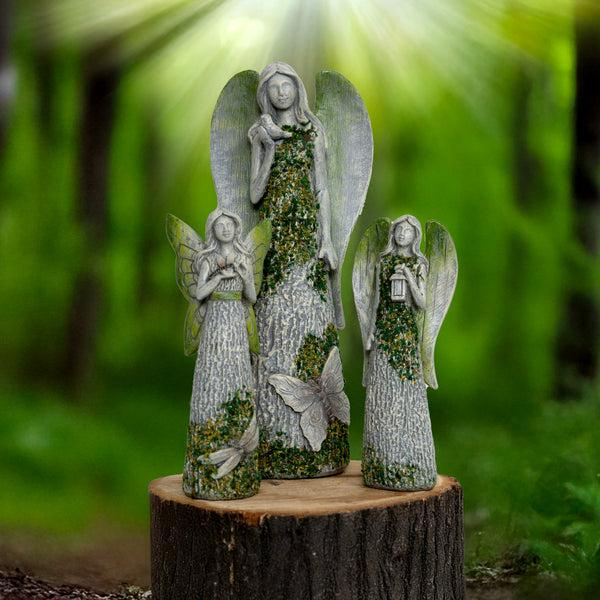 Pavilion Gift Company Butterfly 7.25" Angel Holding A Bird