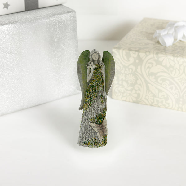 Pavilion Gift Company Butterfly 7.25" Angel Holding A Bird