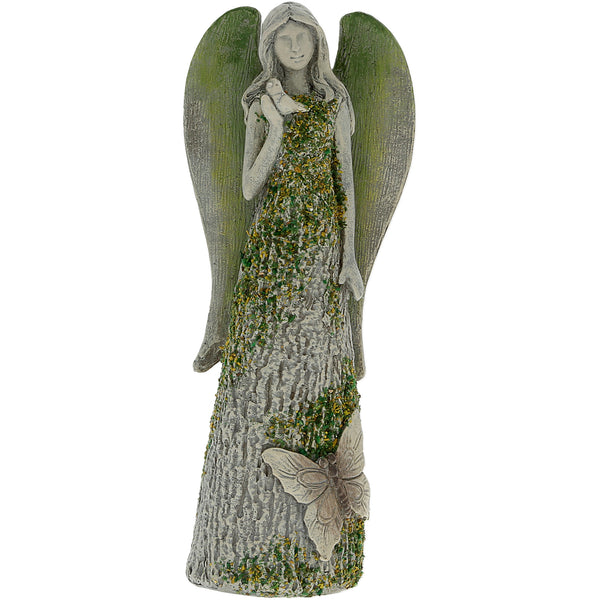 pavilion gift company Butterfly 7.25" Angel holding a Bird