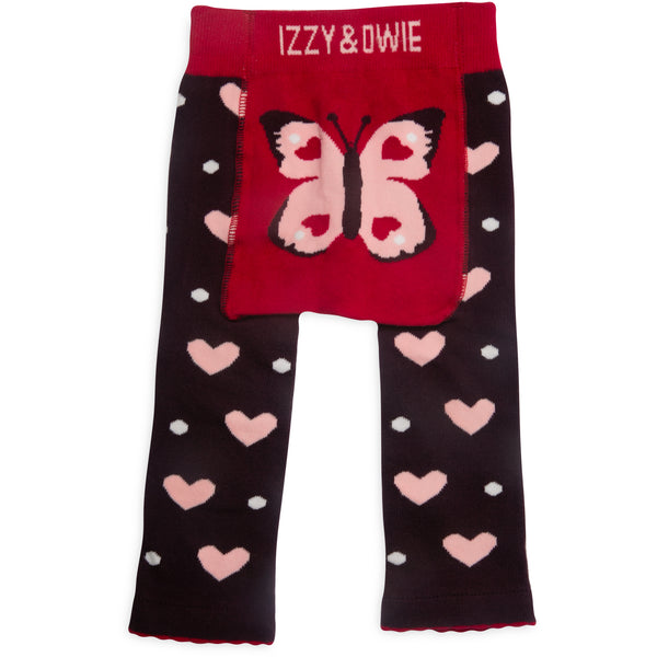 pavilion gift company Butterfly Hearts 6-12 Months Baby Leggings