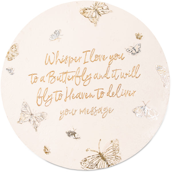 pavilion gift company Butterfly Whispers 10" Garden Stone