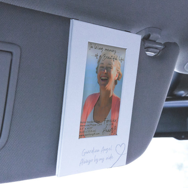 Pavilion Gift Company By My Side Visor Memorial Photo Frame With Magnet (Holds 2.5" X 4.25" Photo Or Memorial Card)
