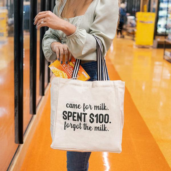 Pavilion Gift Company Came For Milk 100% Cotton Twill Gift Bag