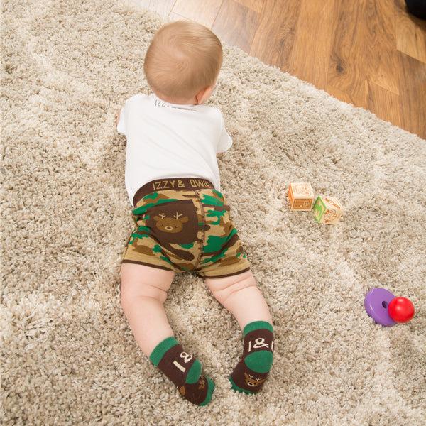 Pavilion Gift Company Camouflage Deer 6-12 Months Baby Shorts