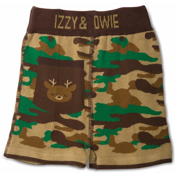 pavilion gift company Camouflage Deer 6-12 Months Baby Shorts