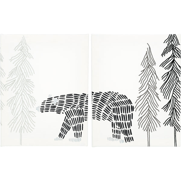pavilion gift company Camp 12" x 15" Embroidered Plaques (Set of 2)