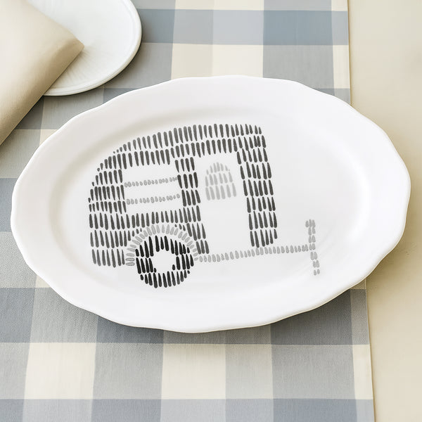 Pavilion Gift Company Camp 20" Melamine Serving Tray