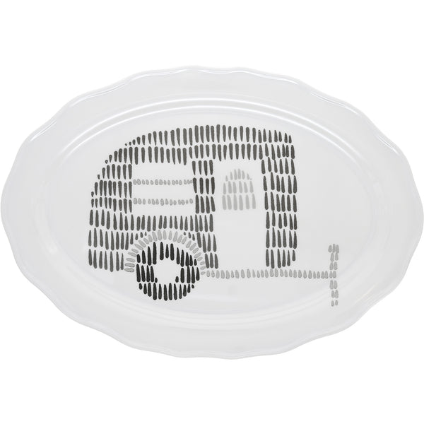 pavilion gift company Camp 20" Melamine Serving Tray