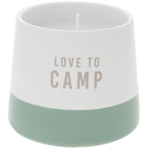 pavilion gift company Camp 4 oz - 100% Soy Wax Candle Scent: Tranquility