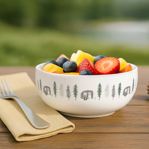 Pavilion Gift Company Camp 6.25" Melamine Bowls (Set Of 2)