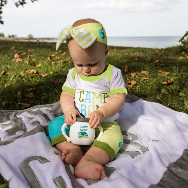 Pavilion Gift Company Camp Cutie 3.5" Silicone Snack Bowl With Lid