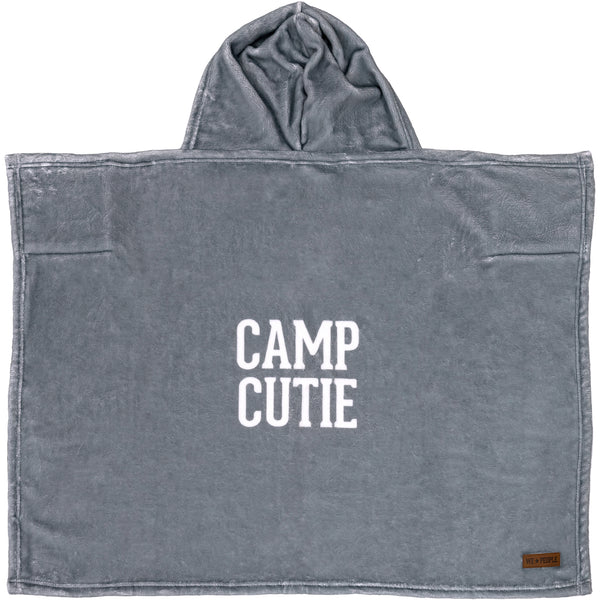 Pavilion Gift Company Camp Cutie 40" X 30" Children's Hooded Blanket