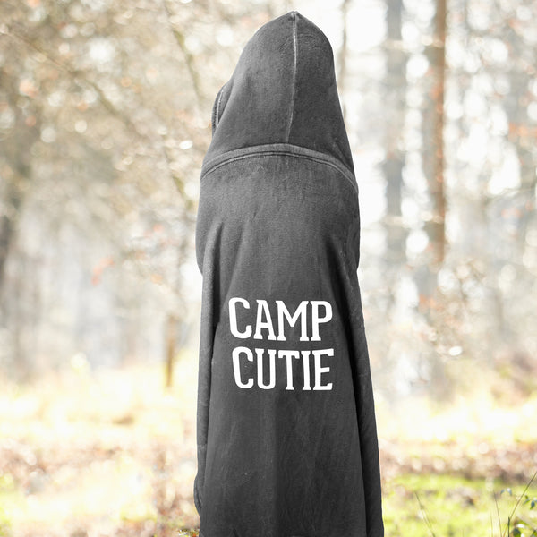 Pavilion Gift Company Camp Cutie 40" X 30" Children's Hooded Blanket