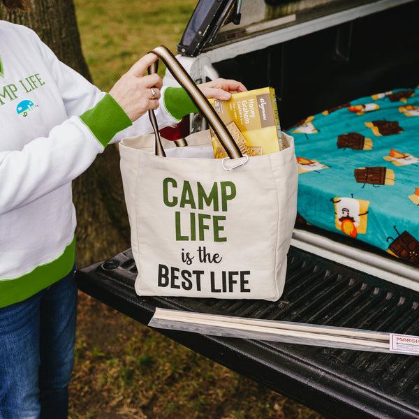 Pavilion Gift Company Camp Life 100% Cotton Twill Gift Bag