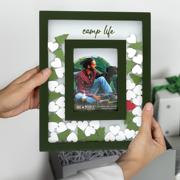 Pavilion Gift Company Camp Life 8" X 10" Picture Frame (Holds 3.5" X 5.5" Photo)