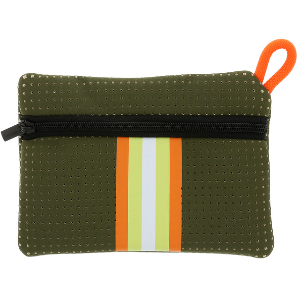 Pavilion Gift Company Camp Life Neoprene Tote Bag With Tethered Inner Pouch