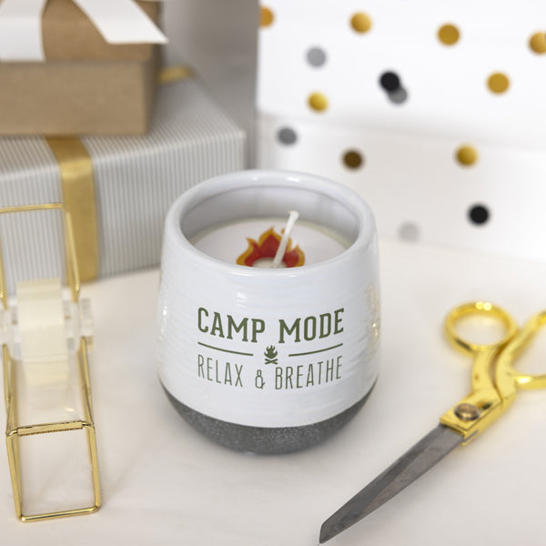 Pavilion Gift Company Camp Mode 11 Oz - 100% Soy Wax Reveal Candle Scent: Serenity
