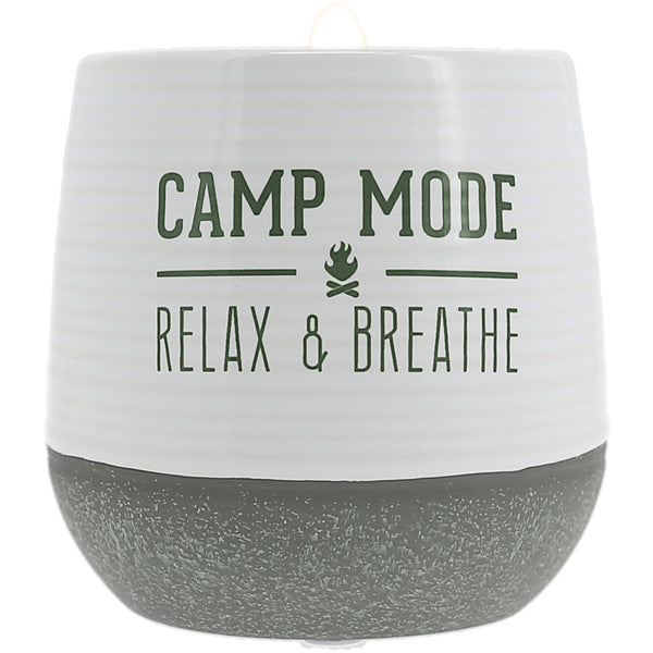 pavilion gift company Camp Mode 11 oz - 100% Soy Wax Reveal Candle Scent: Serenity