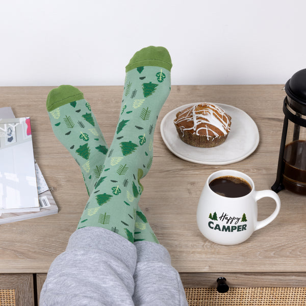 Pavilion Gift Company Camper 15.5 Oz Mug And Sock Set