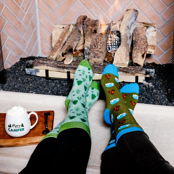 Pavilion Gift Company Camper 15.5 Oz Mug And Sock Set