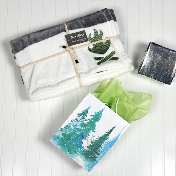 Pavilion Gift Company Campfire 50" X 60" Royal Plush Blanket
