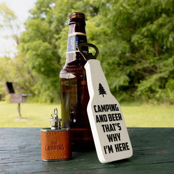 Pavilion Gift Company Camping 7" Bottle Opener Magnet